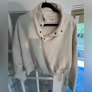 Quarter snap light sweatshirt from American Eagle